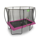 Trampolino elastico EXIT Silhouette 244x366cm - rosa