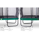 Trampolino elastico EXIT Elegant Premium set completo 214x366cm - verde