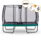 Trampolino elastico EXIT Elegant Premium set completo 244x427cm - verde