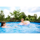 Piscina EXIT Stone ø360x122cm con pompa filtro - grigia