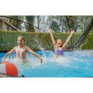 EXIT Stone pool ø427x122cm with sand filter pump and dome and heat pump - grey