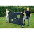 Porta da calcio in acciaio EXIT Maestro 180x120cm - nera