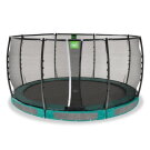 Trampolino elastico interrato EXIT Allure Premium &oslash;427cm - verde