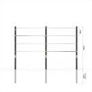 Doppia sbarra da ginnastica EXIT Ivy