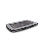 Trampolino elastico interrato sportivo EXIT Elegant Premium 244x427cm - nero