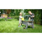 EXIT Aksent planter table L with greenhouse and gardening tools