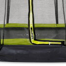 Trampolino elastico interrato EXIT Silhouette 244x366cm con rete di sicurezza - verde