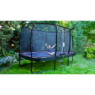 Trampolino elastico EXIT Elegant Premium set completo 214x366cm - nero