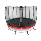 EXIT Elegant trampoline ø427cm with Economy safetynet - red