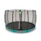Trampolino elastico interrato EXIT Allure Classic &oslash;366cm - verde