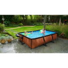 Piscina EXIT Stone 300x200x65cm con pompa filtro - grigia