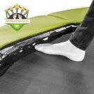 Trampolino elastico EXIT Silhouette ø427cm - verde + kit di accessori gratuito