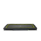 Trampolino elastico interrato sportivo EXIT Silhouette 244x366cm - nero