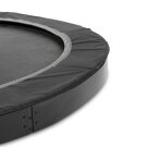 Trampolino elastico sportivo a livello del suolo EXIT InTerra &oslash;366cm - nero