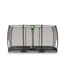 Trampolino elastico interrato EXIT Allure Classic 214x366cm - nero
