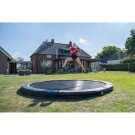 Trampolino elastico interrato sportivo EXIT Silhouette ø427cm - nero