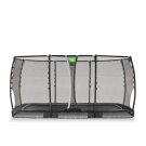Trampolino elastico interrato EXIT Allure Premium 244x427cm - nero