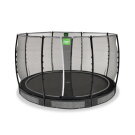 Trampolino elastico interrato EXIT Allure Classic &oslash;366cm - nero