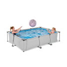 Piscina EXIT Soft Grey 300x200x65cm con pompa filtro - grigia