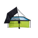 Piscina EXIT Lime 220x150x65cm con pompa filtro e pensilina - verde