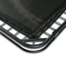 Trampolino elastico sportivo a livello del suolo EXIT InTerra 214x305cm - nero