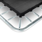 Trampolino elastico interrato sportivo EXIT Silhouette 214x305cm - nero