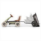 EXIT Foxy go-kart con rimorchio per bambini verde | da 2 anni