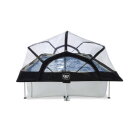 Piscina EXIT Soft Grey 300x200x65cm con pompa filtro e copertura - grigio