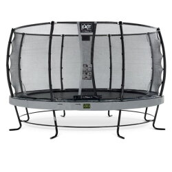 EXIT Elegant Premium trampoline ø427cm with Deluxe safetynet - grey