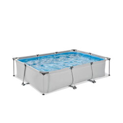 Piscina EXIT Soft Grey 300x200x65cm con pompa filtro - grigia