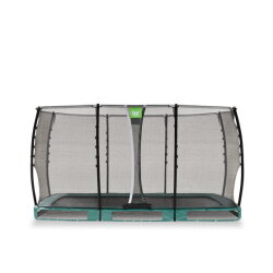 Trampolino elastico interrato EXIT Allure Classic 214x366cm - verde