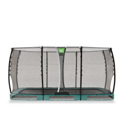 Trampolino elastico interrato EXIT Allure Classic 244x427cm - verde