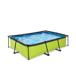 Piscina EXIT Lime 300x200x65cm con pompa filtro - verde