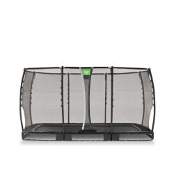 Trampolino elastico interrato EXIT Allure Premium 214x366cm - nero