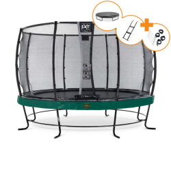 Trampolino elastico EXIT Elegant Premium set completo ø366cm - verde