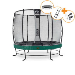Trampolino elastico EXIT Elegant Premium set completo ø253cm - verde